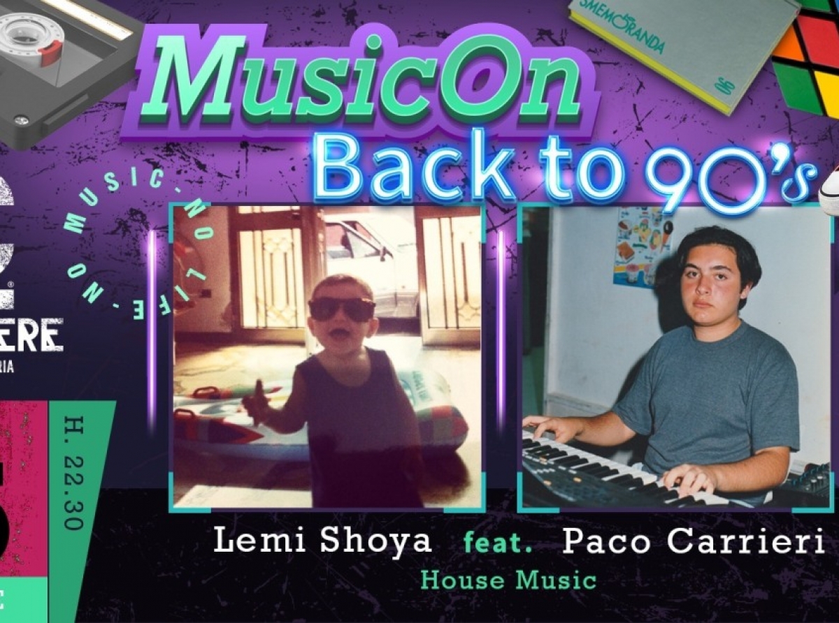 Back to 90's ● House Music dj set con Lemi Shoya feat. Paco Carrieri @Cantiere